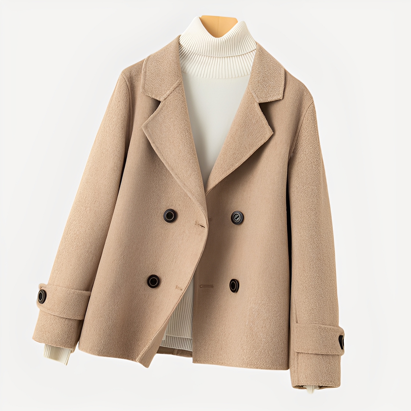 Sofia - Elegant short cashmere jacket for women