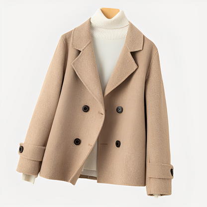 Sofia - Elegant short cashmere jacket for women