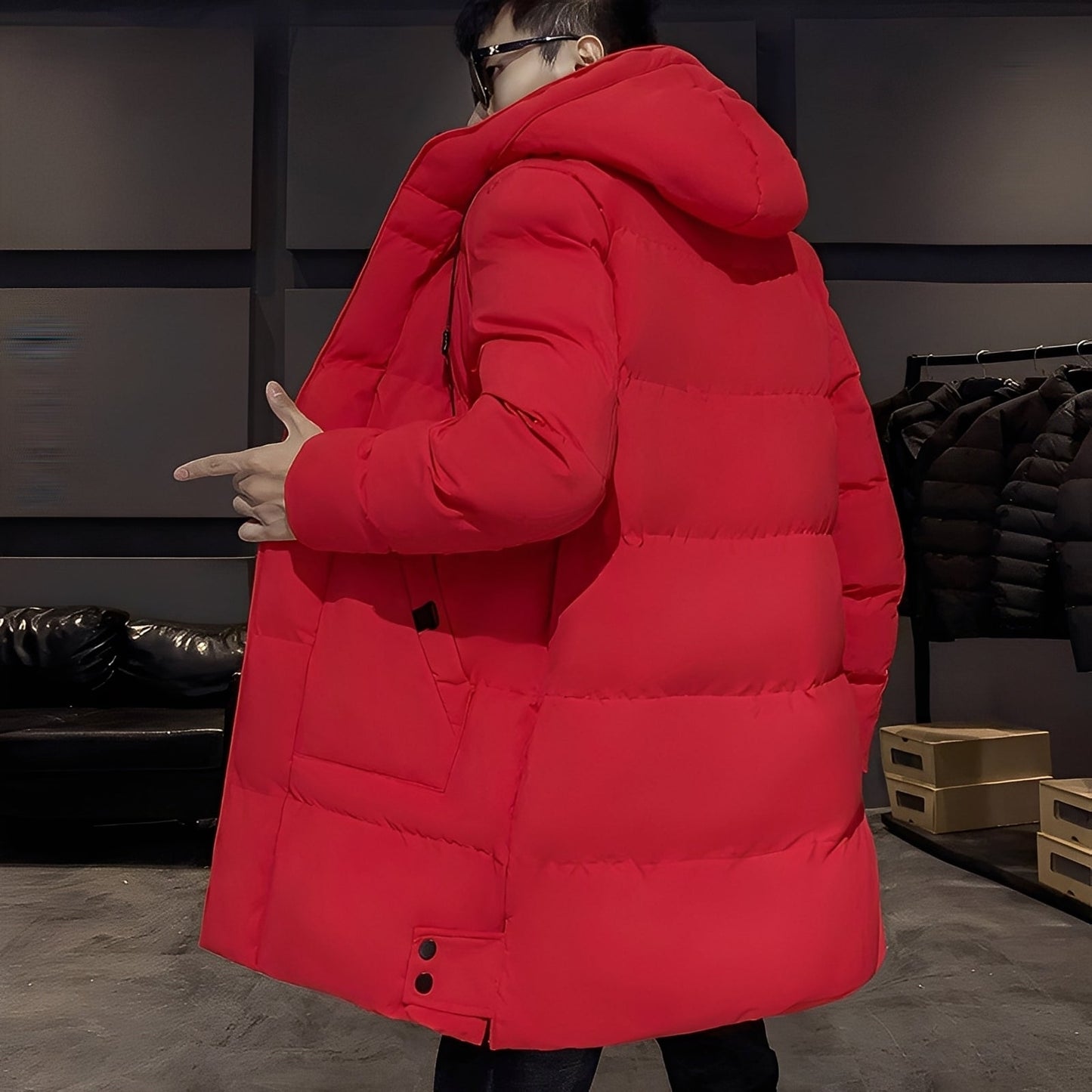 Bryan - Στιλάτο, παχύ μπουφάν παρκά για άνδρες