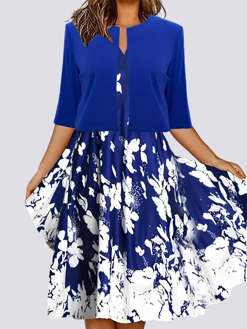 Jessica - Stylish two-piece set with long dress for women