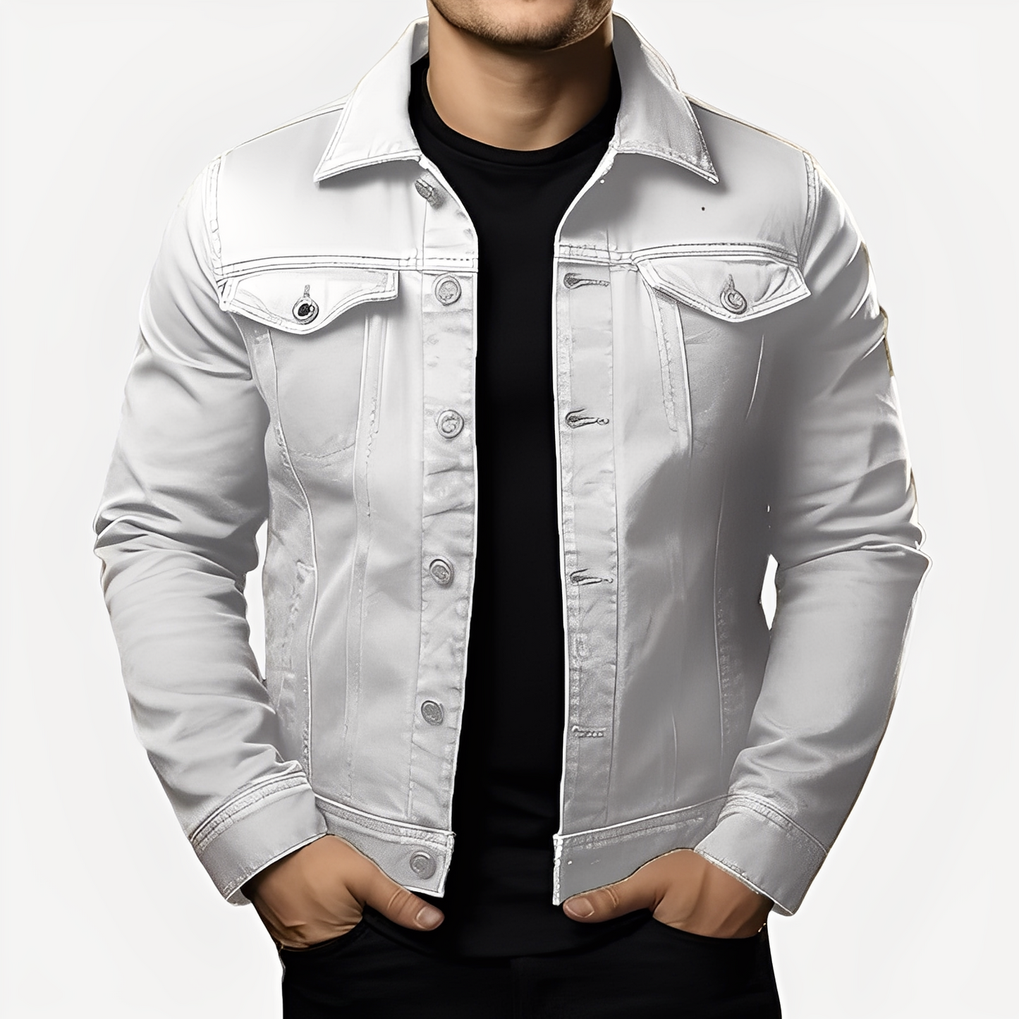 Smith - Κλασική παχιά ζακέτα για άνδρες