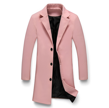 Johnson - Κομψό επίσημο μάλλινο παλτό για άνδρες