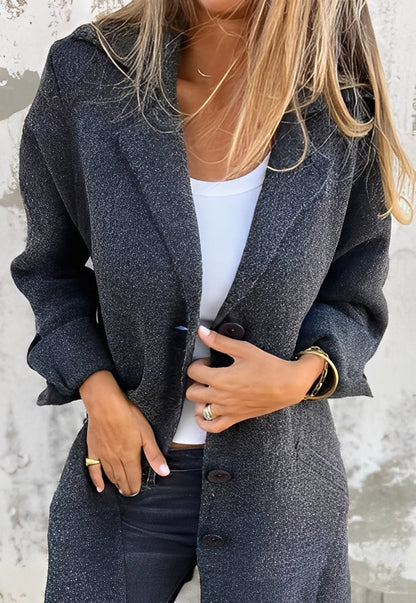 Izabelle - Daily long knitted coat for women