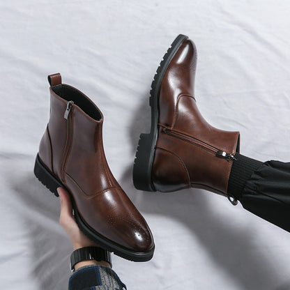 Kennith - Everyday, stylish Chelsea leather boots for men