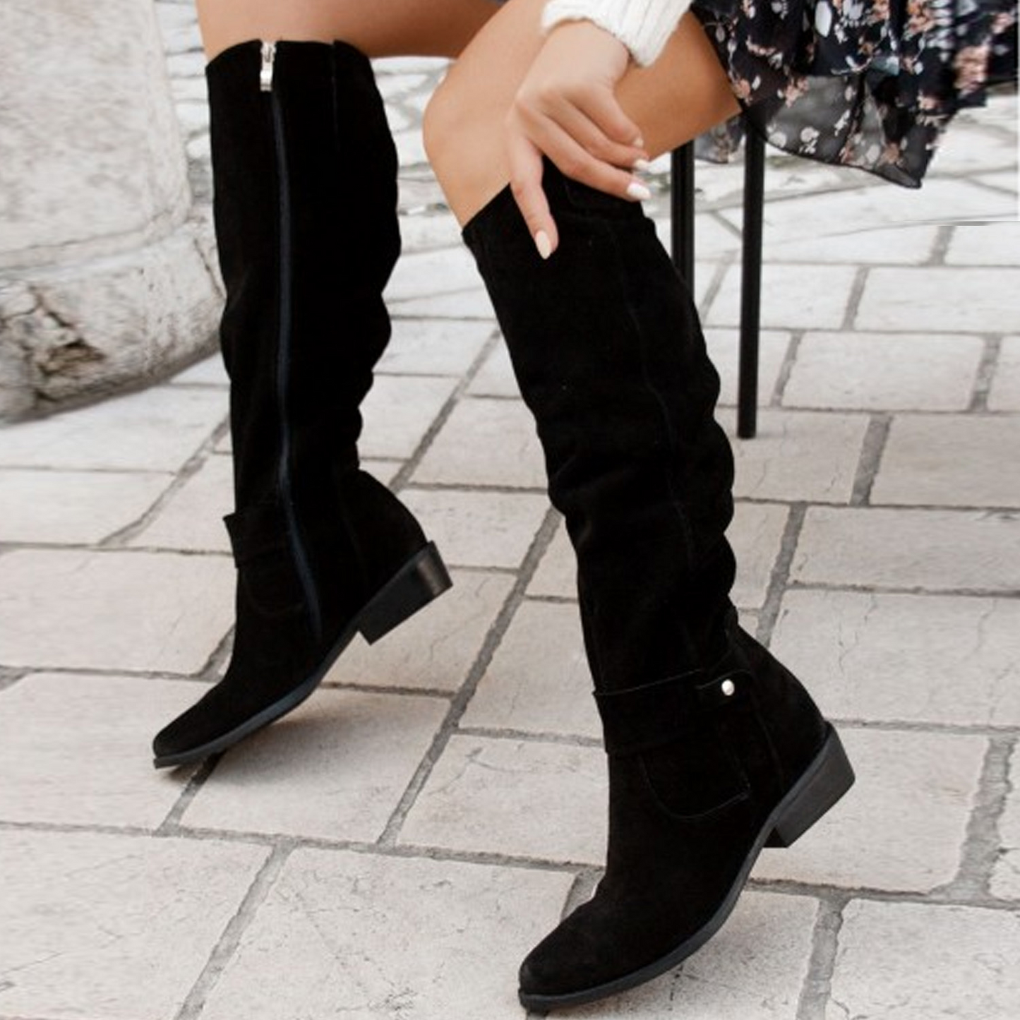 Terina - Casual knee-high boots for women