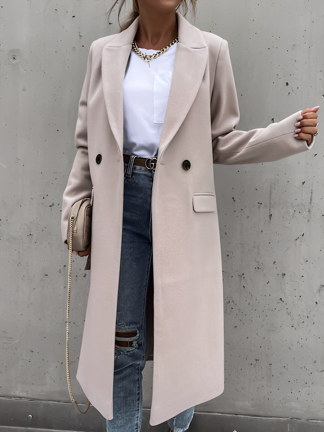 Moriah - Elegant, warm wool coat for women
