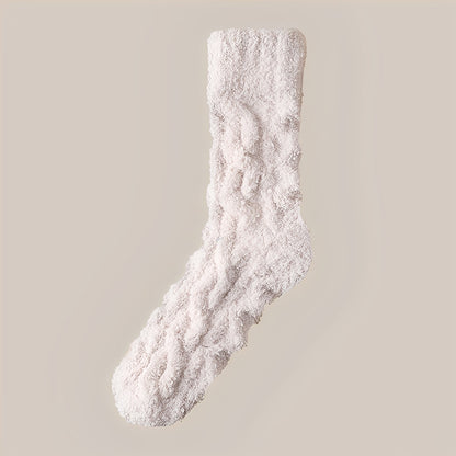 Neely - Chaussettes unisexes en velours polaire chaud