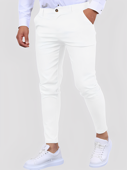 Shelton - Καθημερινό Stretch Παντελόνι με Στενή Γραμμή για Άνδρες