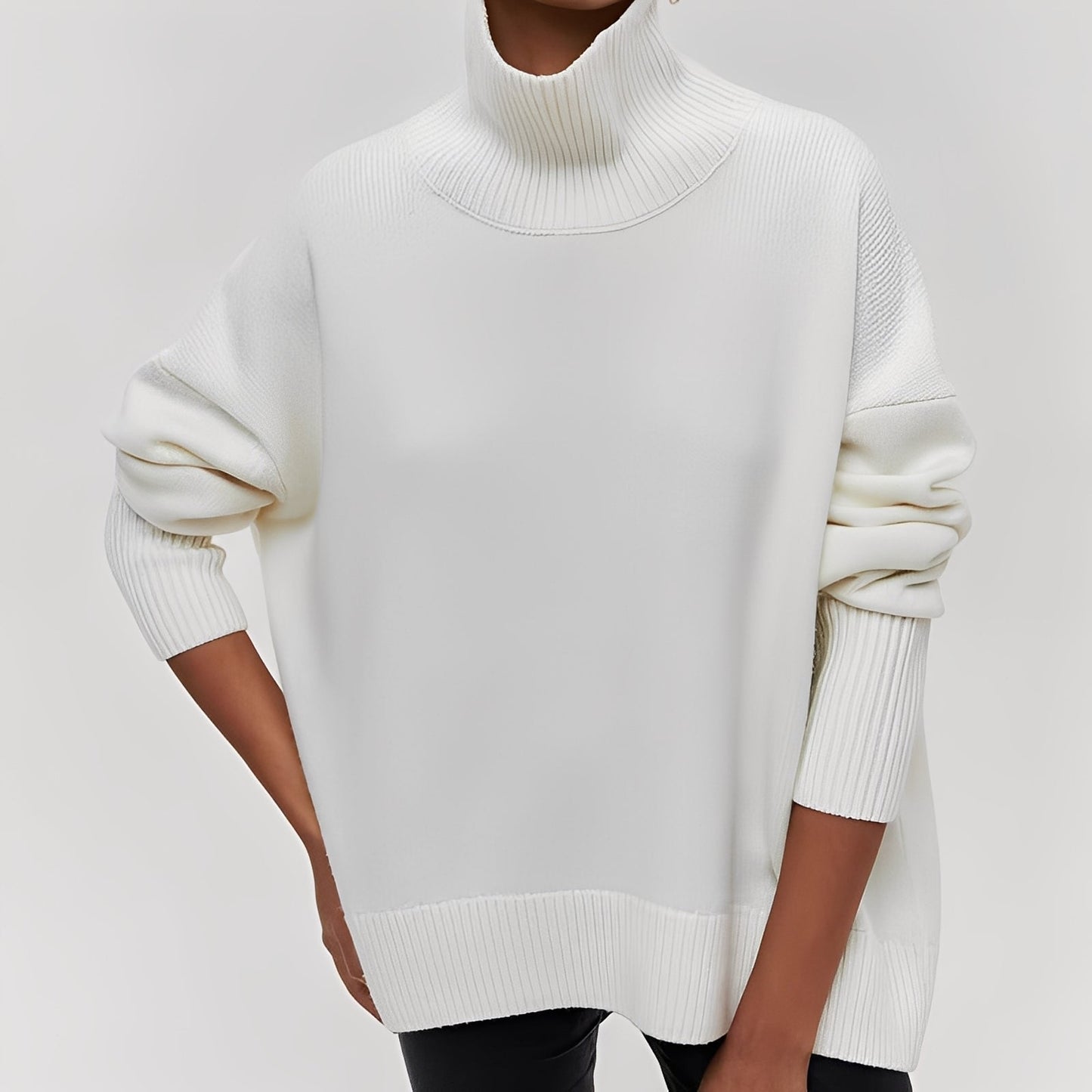 Sharon - Καθημερινός, χαλαρός πουλόβερ για γυναίκες