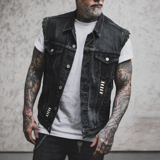 Charley - Stylish Jeans Vest for Men