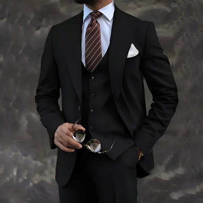 Cordell - Κομψό, επίσημο τριών κομματιών κοστούμι για άνδρες