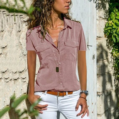 Florence – Streetwear Blouse with Short Sleeves