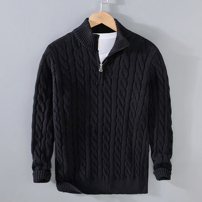 Jerald - Daily Half-Zip Sweater for Men
