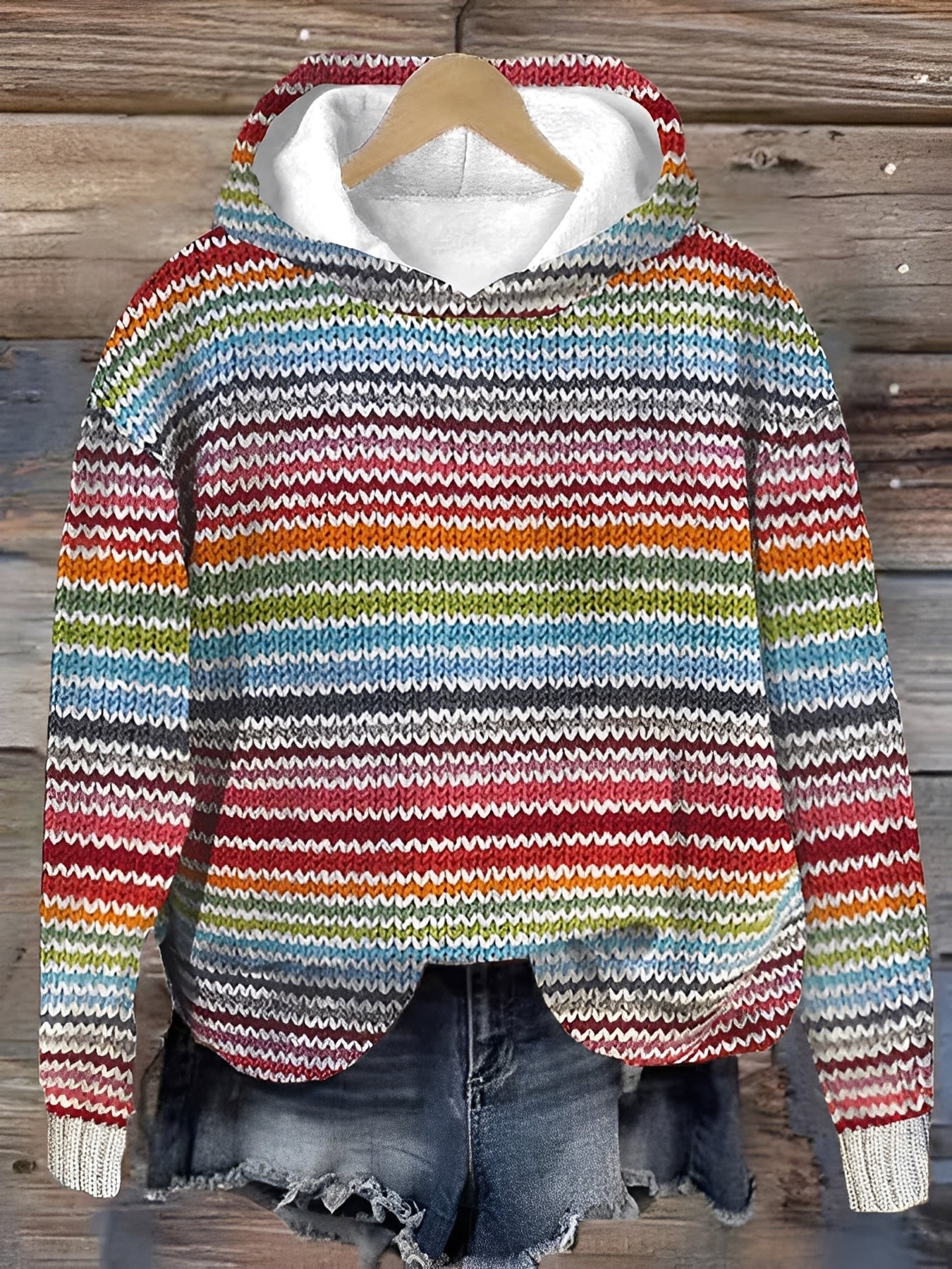 Jacalyn - Καθημερινός, ζωντανός Hoodie για γυναίκες