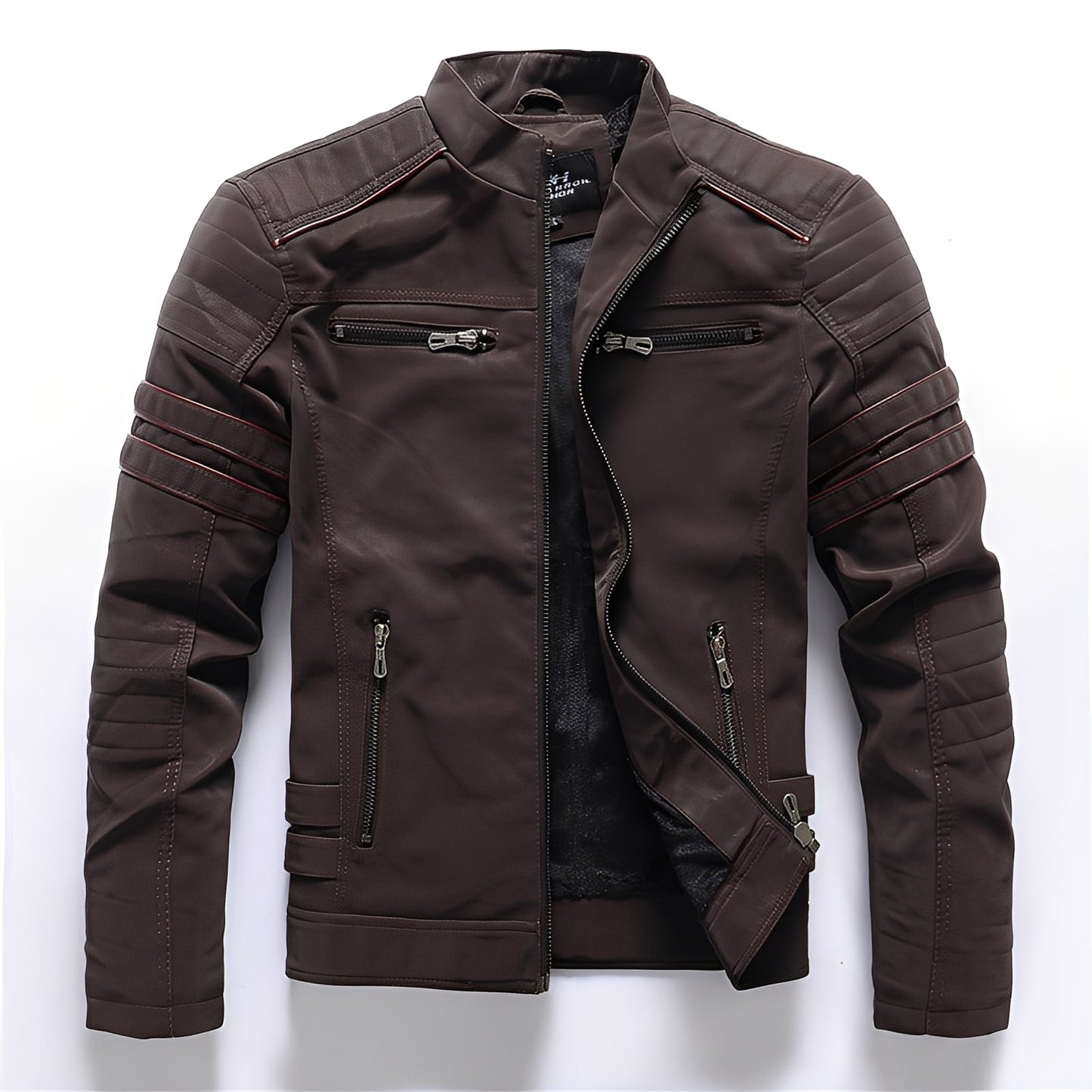 Dillan - Stylish Leather Motorcycle Jacket for Men