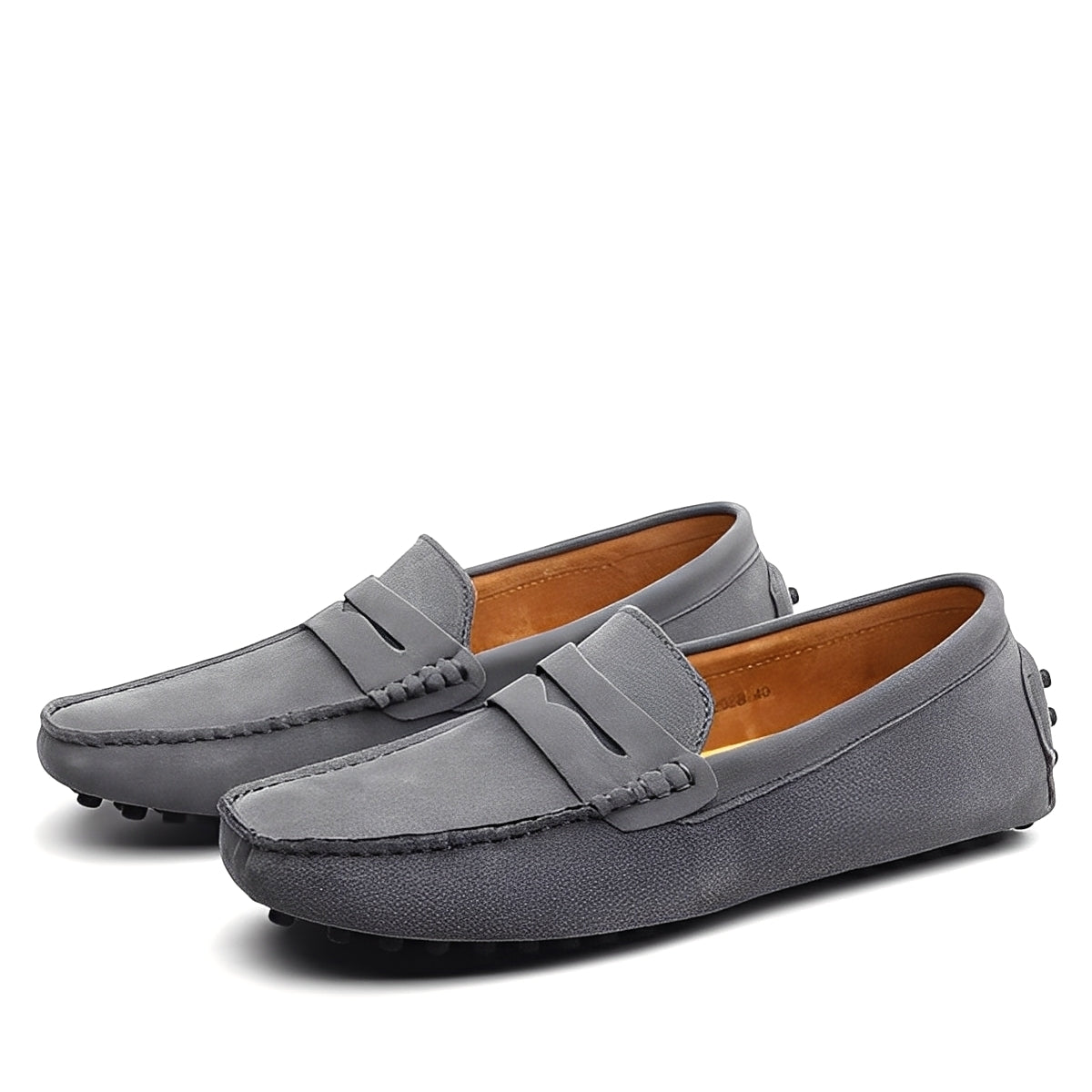 Joshua - Stylish suede leather moccasins for men