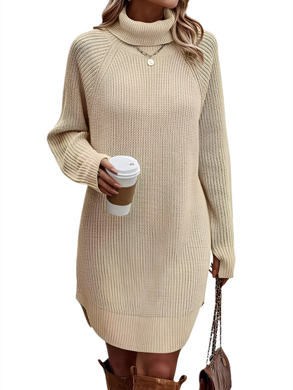 Melanie - Elegant, warm knitted dress for women