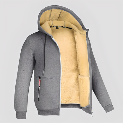 Waldo - Απλός, φουτερωμένος με fleece hoodie για άνδρες