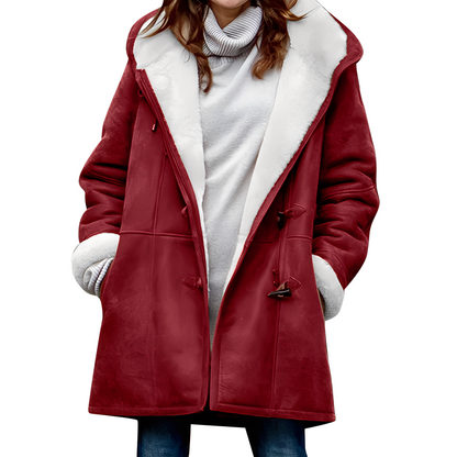 Madilyn - Relaxed Dufflecoat with Hood for Women