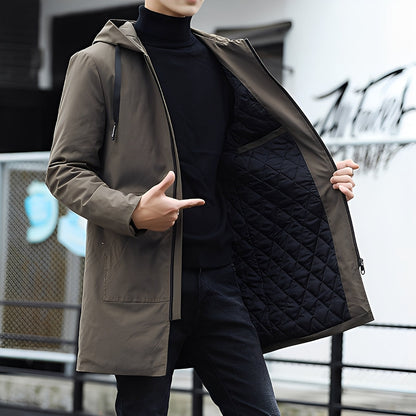 Derren - Veste légère quotidienne à capuche pour hommes