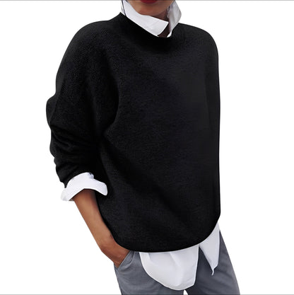 Elianna - Χαλαρός, χαλαρά καθιστός πουλόβερ για γυναίκες