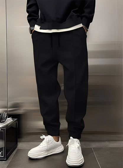 Philip - Χαλαρό, παχύ, πλατύ παντελόνι για άνδρες