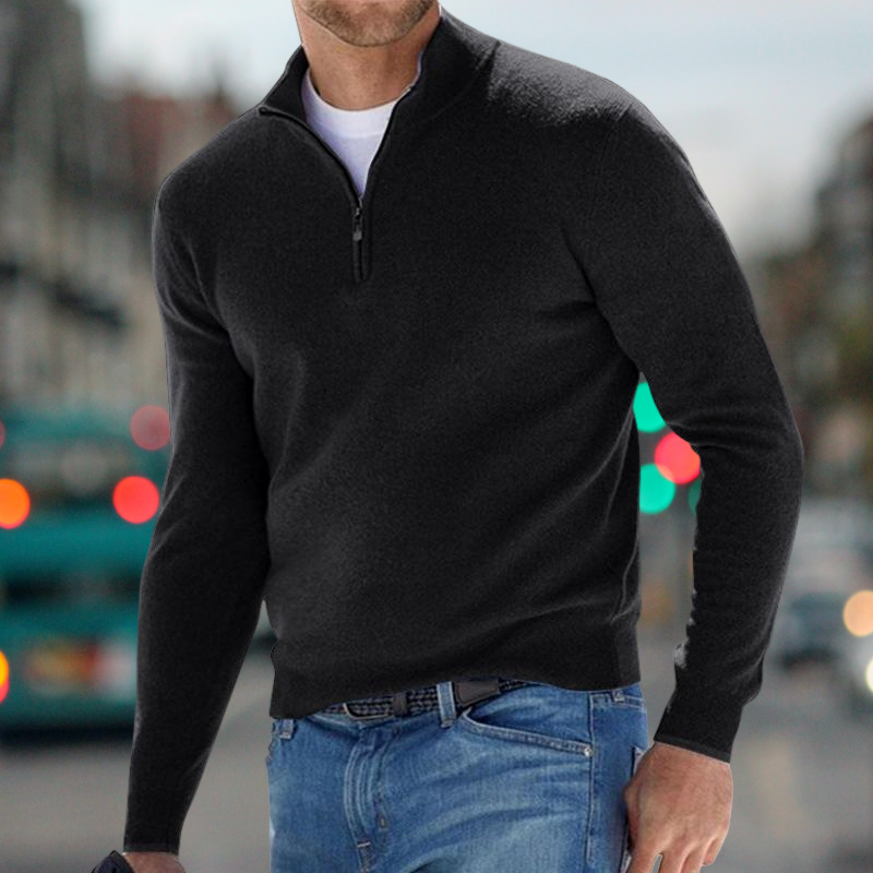 Carlo – Sweater with Zipper