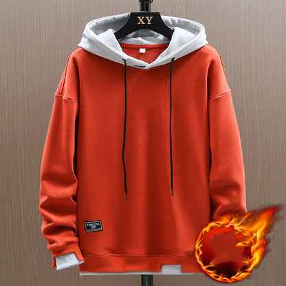 Warner - Σύγχρονος, ζεστός Hoodie για άνδρες