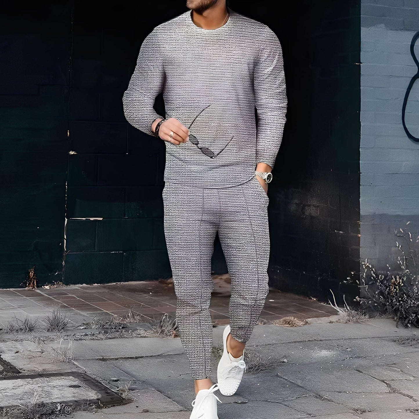 Dillan - Χαλαρό Slim-Fit Σετ για Άνδρες από Waffelstoff