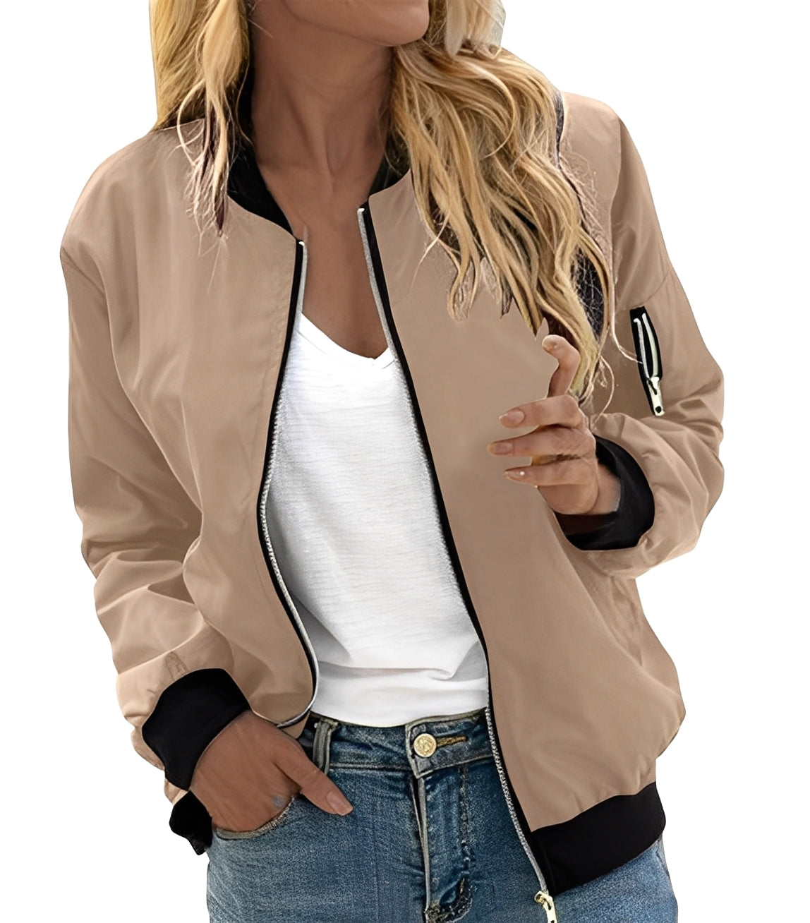 Angelle - Daily, elegant bomber jacket for women