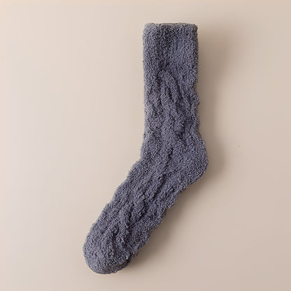 Neely - Chaussettes unisexes en velours polaire chaud