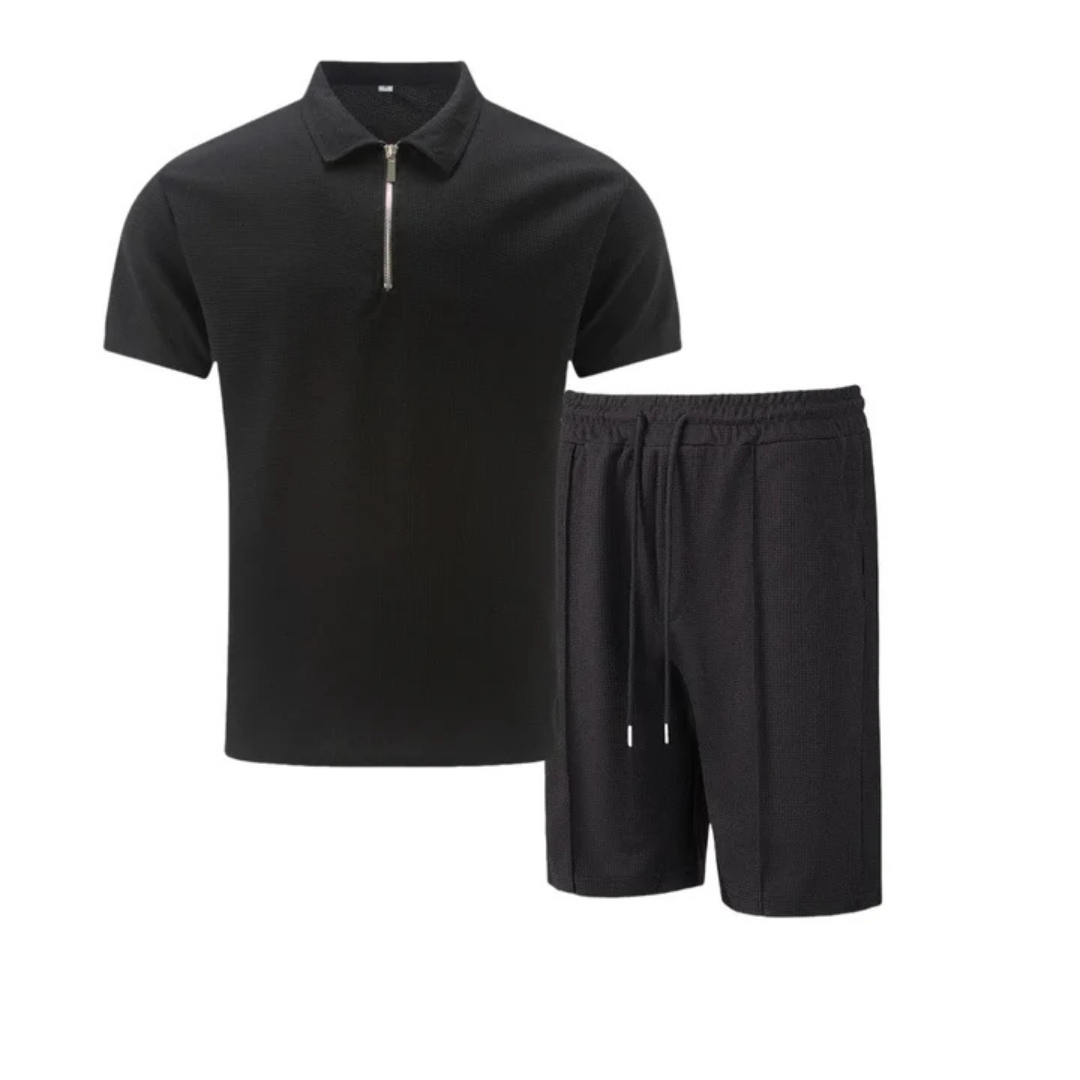 Zephyr - Men Cotton Co-ord Set in Relaxed Style