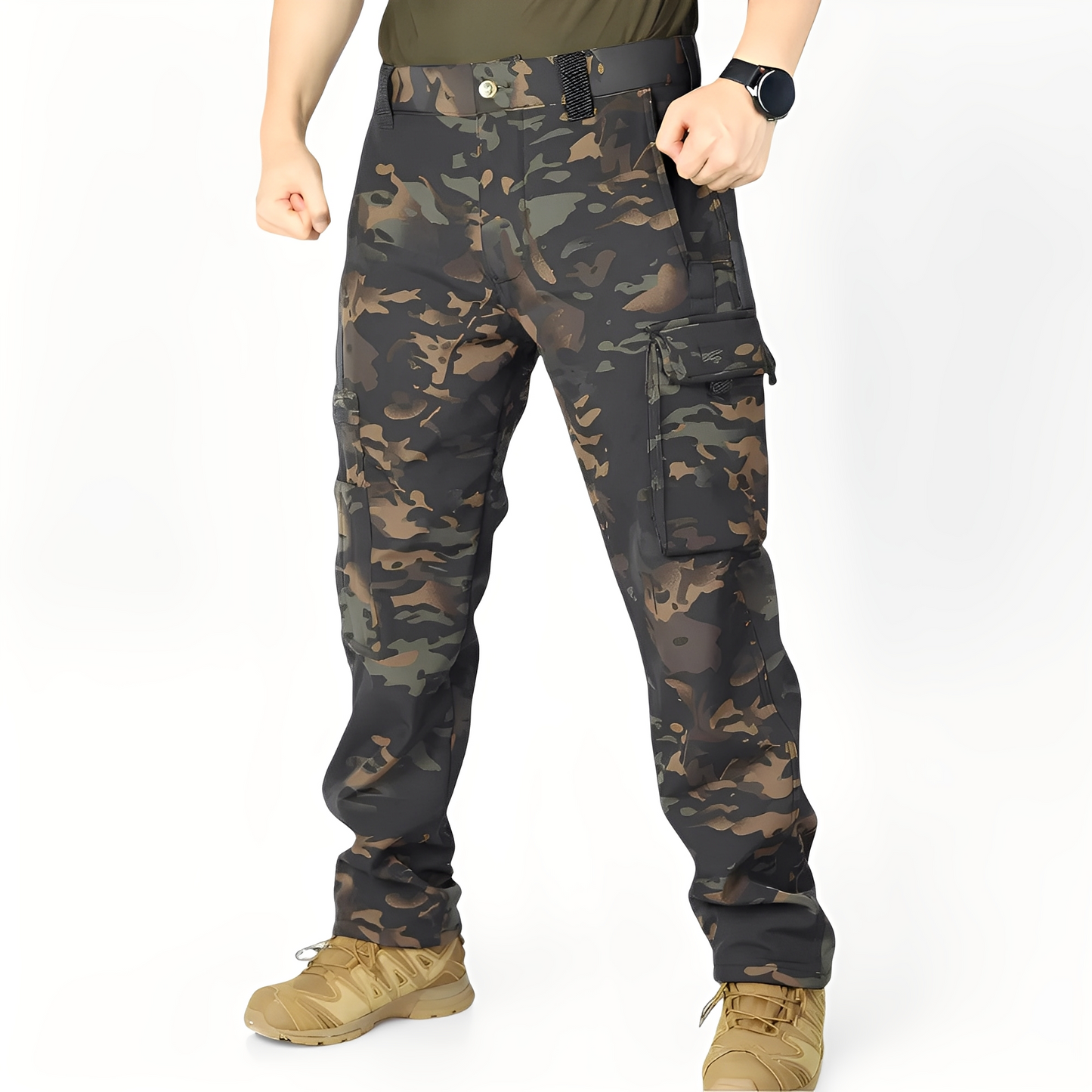Brendon - Τακτική παντελόνι πεζοπορίας με πολλαπλές τσέπες για άνδρες