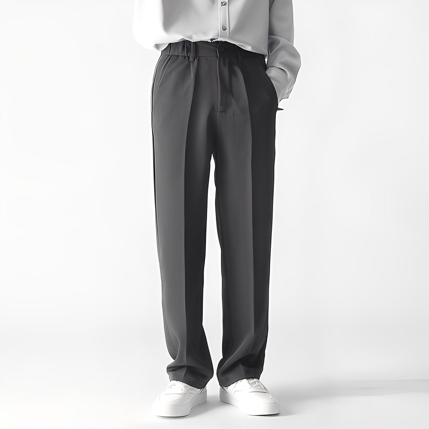 Dewey - Loose cut pleated pants for men