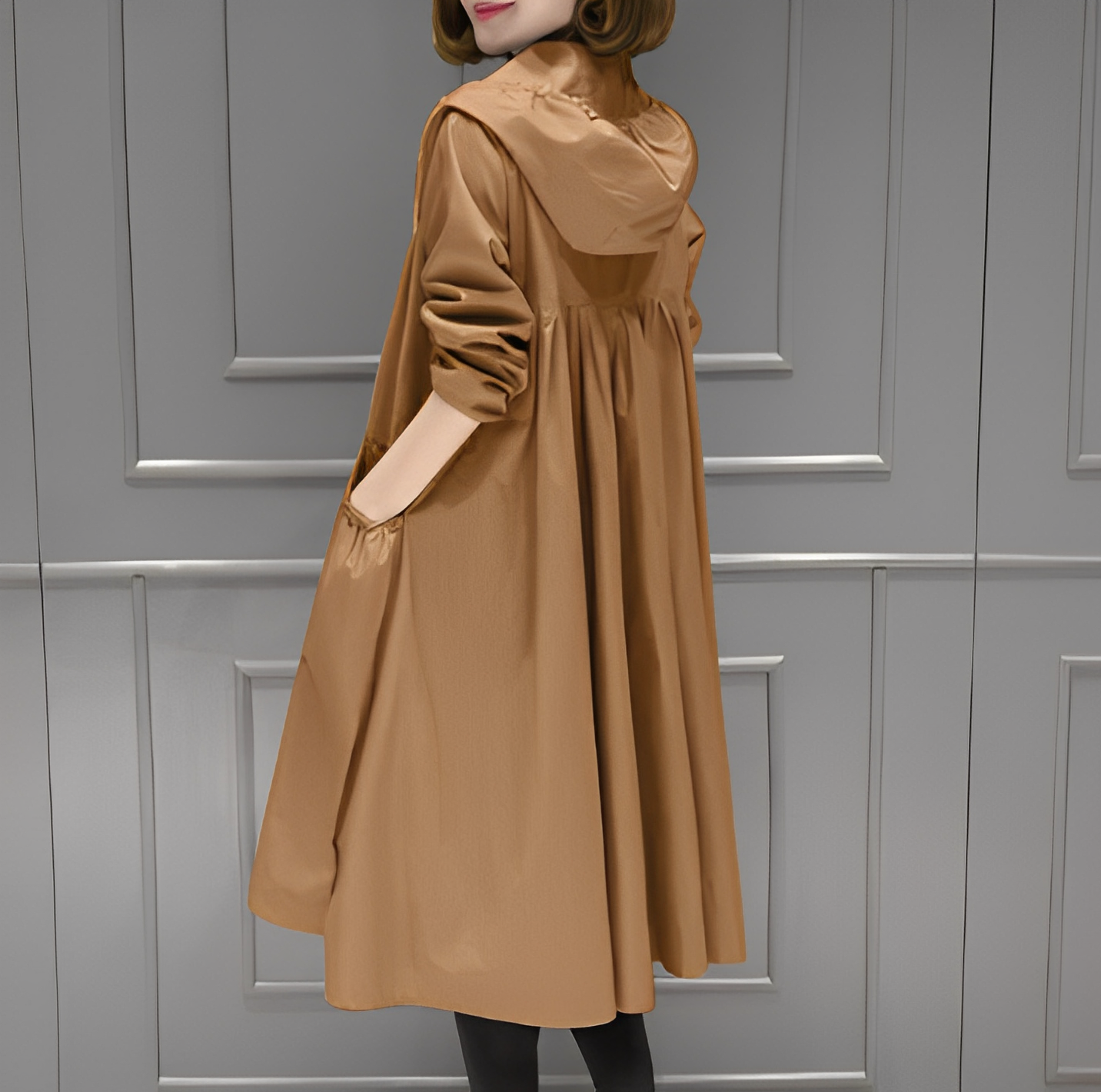 Margarette - Stylish Hooded Raincoat for Women
