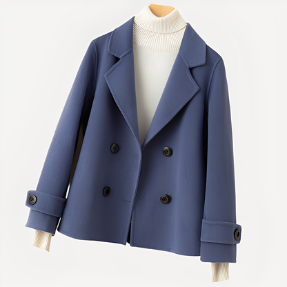 Sofia - Elegant short cashmere jacket for women