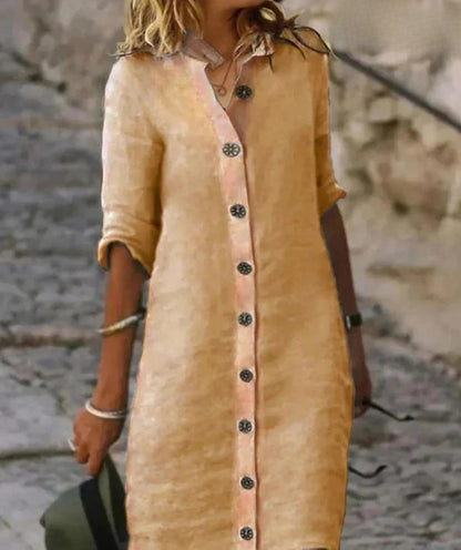 Tilda – Summer dress with buttons