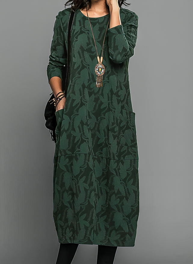 Alisha – Printed Long Sleeve Dress