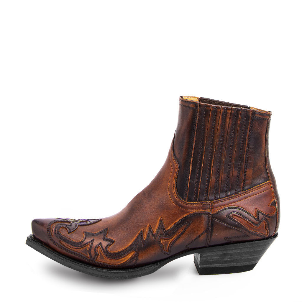 Geraldine - Retro Cowboy Boots from Leather for Women