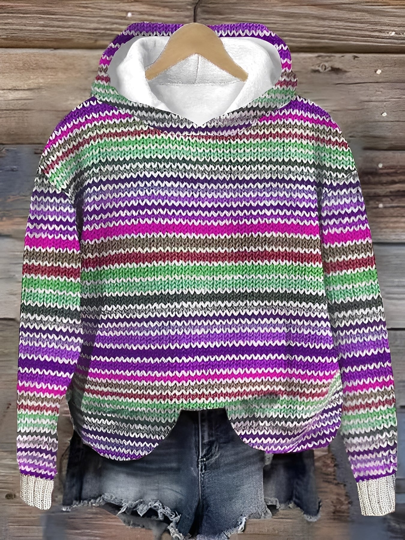 Jacalyn - Καθημερινός, ζωντανός Hoodie για γυναίκες