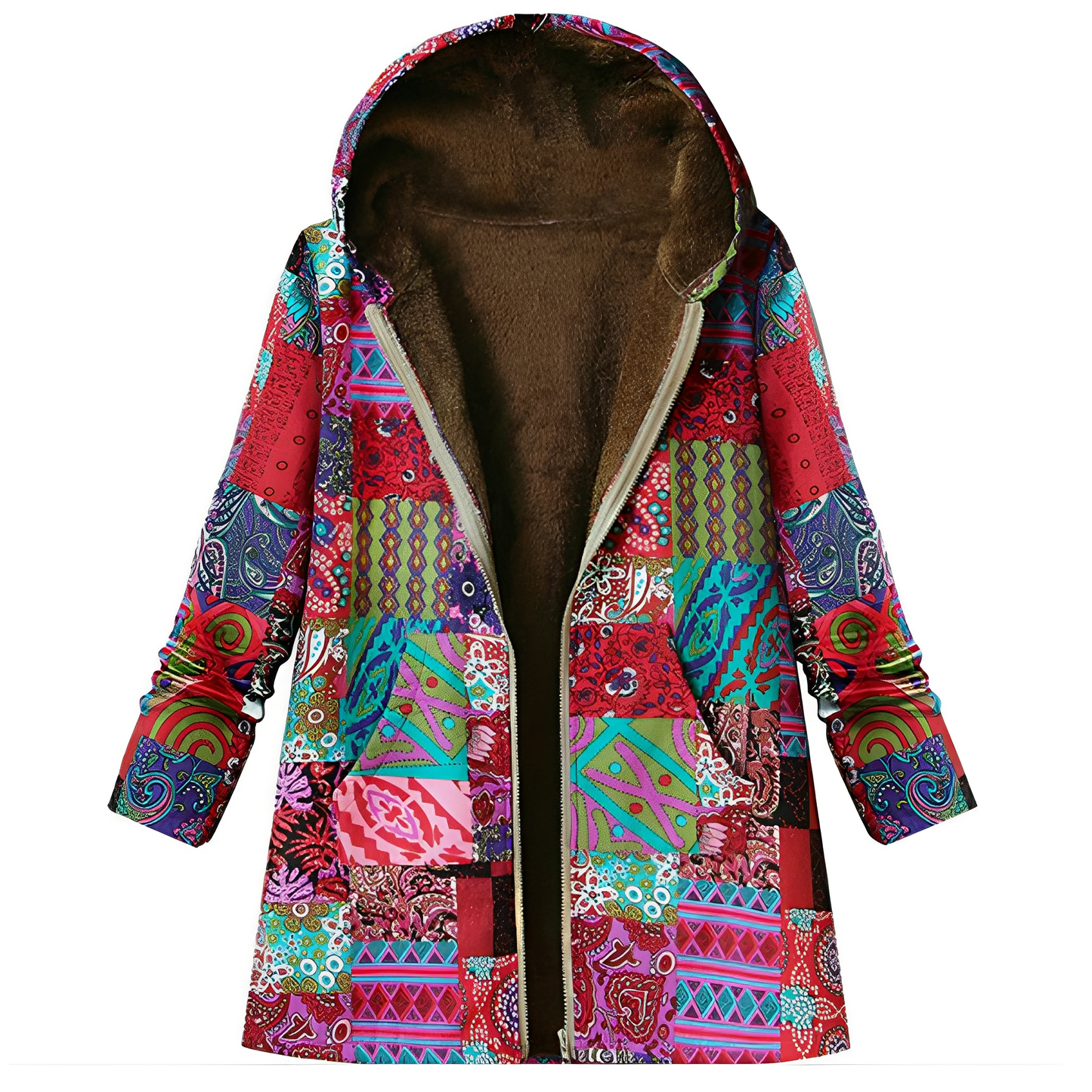 Olyvia - Vintage Cardigan with Pattern for Women