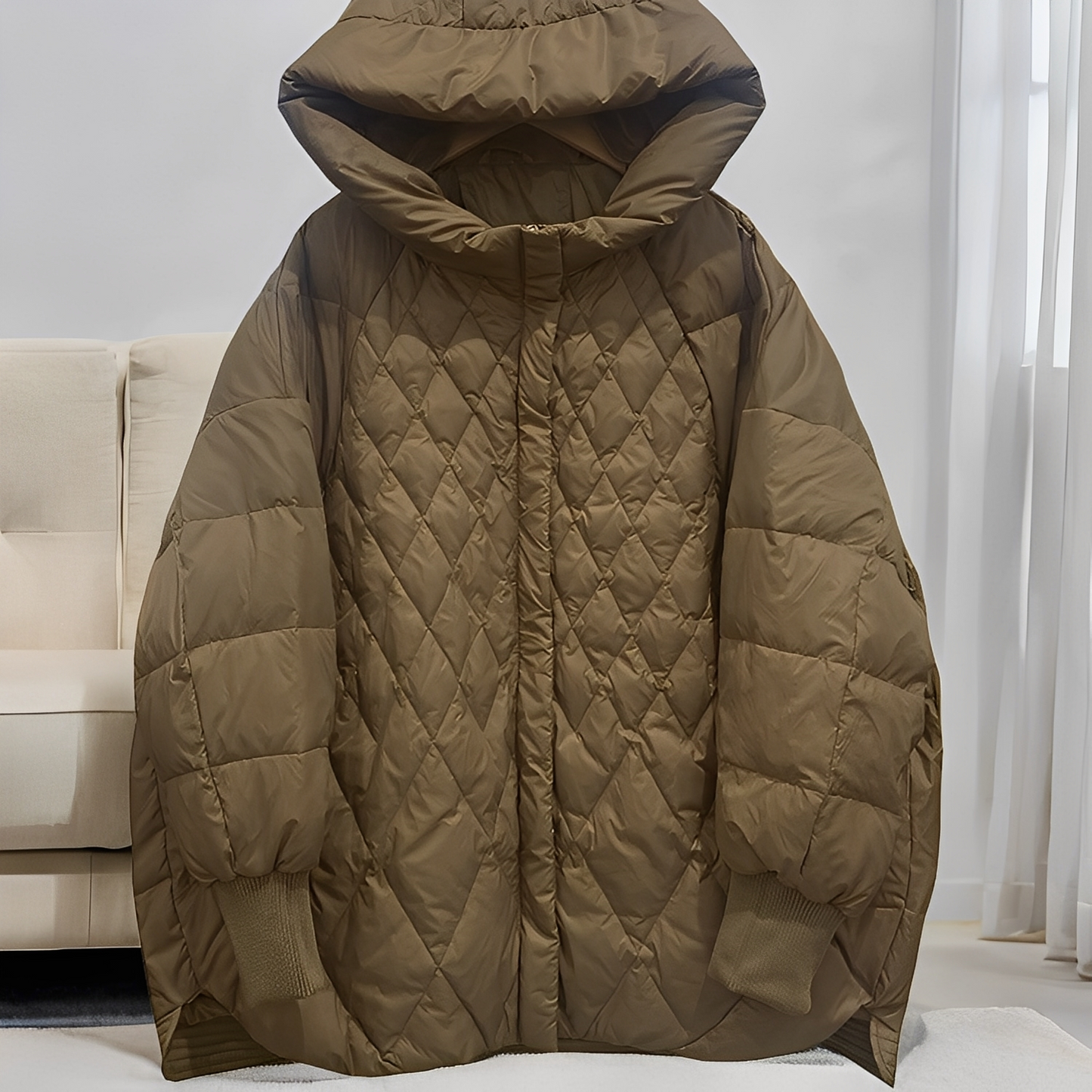 Abigail - Casual Winter Shirt with Zipper for Women