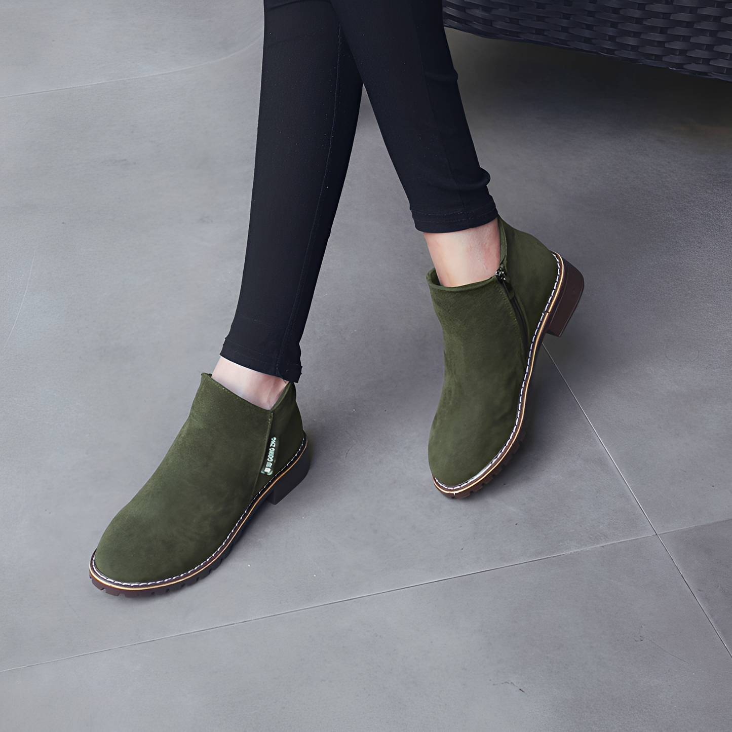 Chantelle - Elegant Suede Ankle Boots for Women