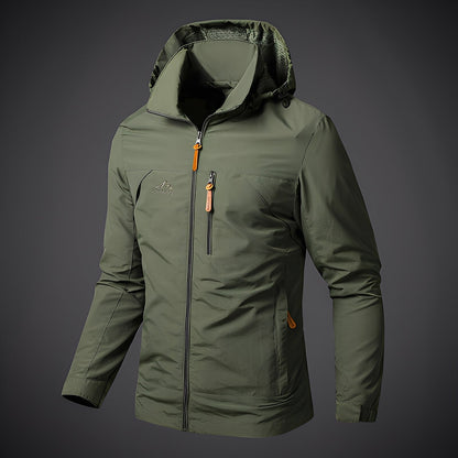 Finnegan - Καθημερινή Εξωτερική Ζακέτα με Κουκούλα για Άνδρες