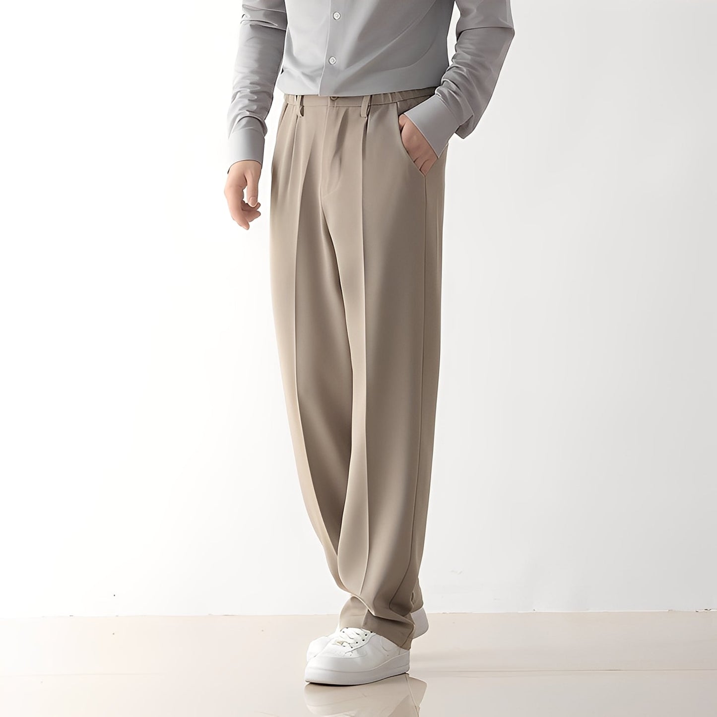 Dewey - Loose cut pleated pants for men