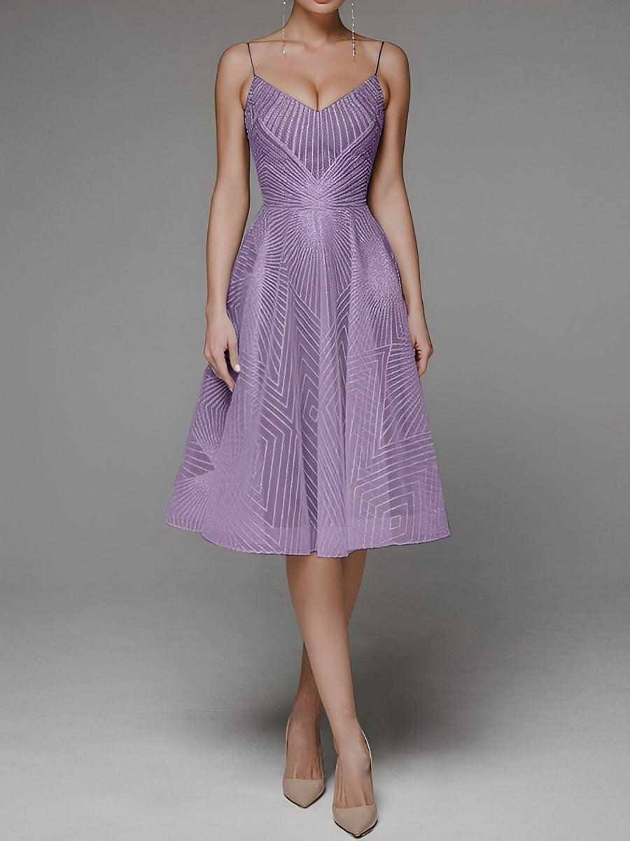 Anabelle - Elegant sleeveless dress with straps for women