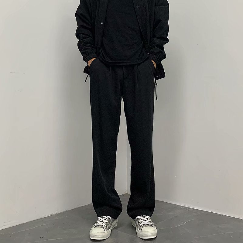 Caleb - Elegant, casual straight-leg pants for men