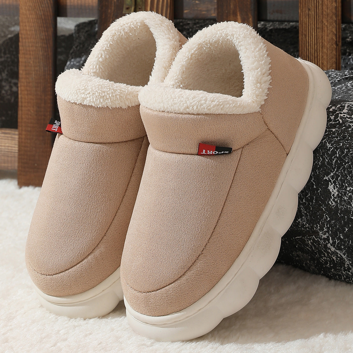 Rebecca - Stylish, warm plush shoes for women