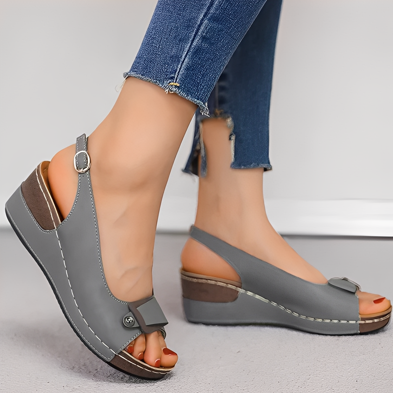 Neville - Comfortable Heeled Sandals for Women
