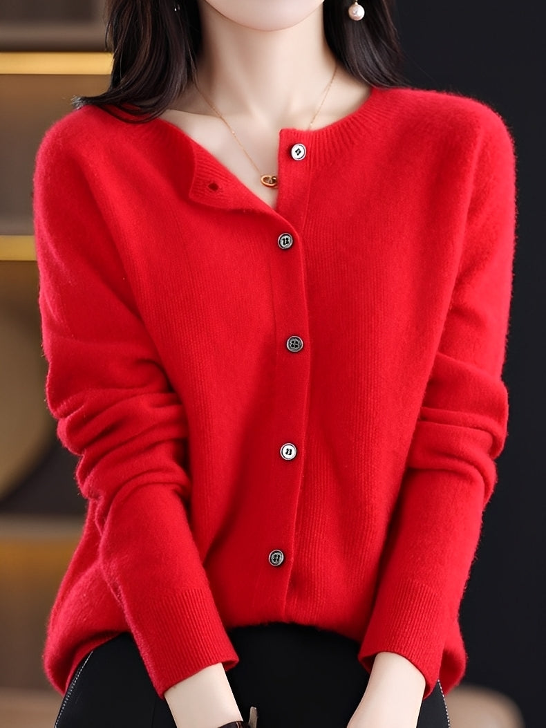 Arabella - Χαλαρός, χαλαρά κομμένος μάλλινος πουλόβερ για γυναίκες